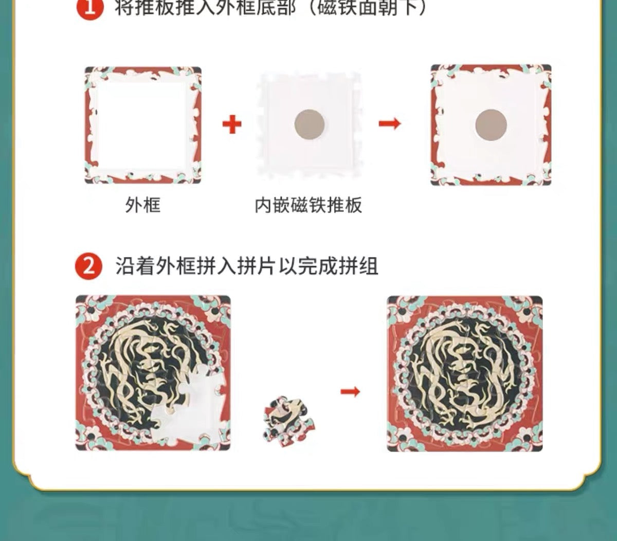 敦煌研究院 |龙行龘龘 盲盒冰箱贴