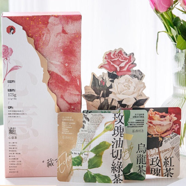 茶颜悦色|藏不住的心意茶 伴手礼 :玫瑰油切绿茶