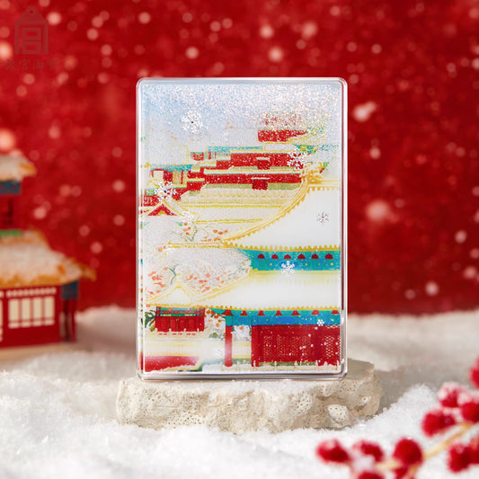 故宫文创|故宫雪 流沙冰箱贴