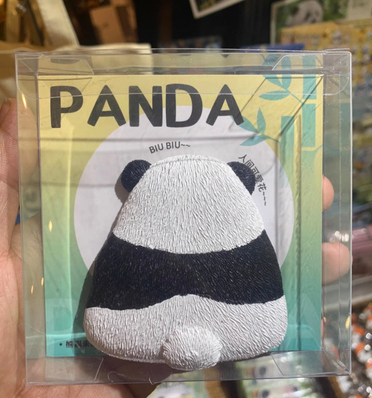 熊猫基地｜花花冰箱贴背面 超可爱