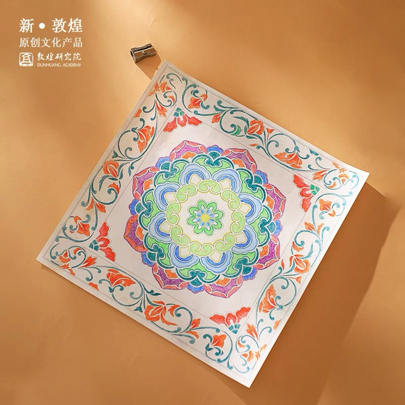 敦煌研究院｜敦煌壁画藻井线描本