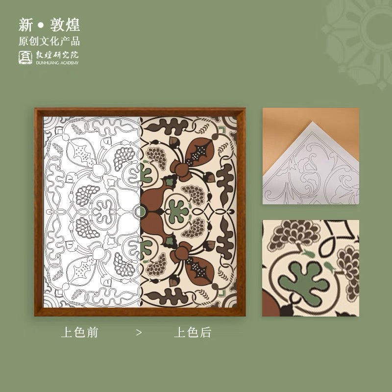 敦煌研究院｜敦煌壁画藻井线描本