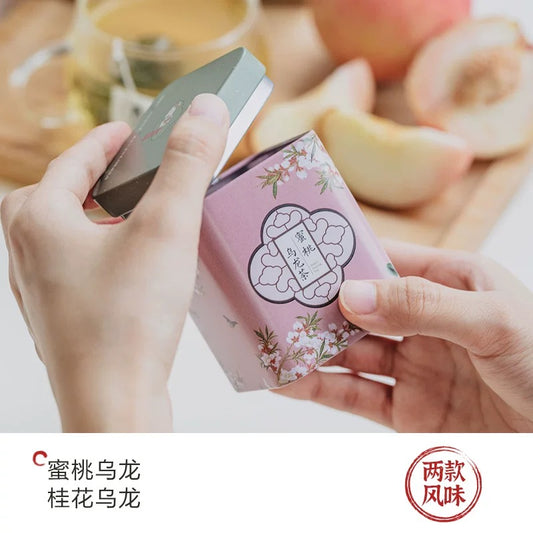 茶颜悦色｜方罐同心茶 伴手礼：桂花乌龙一盒